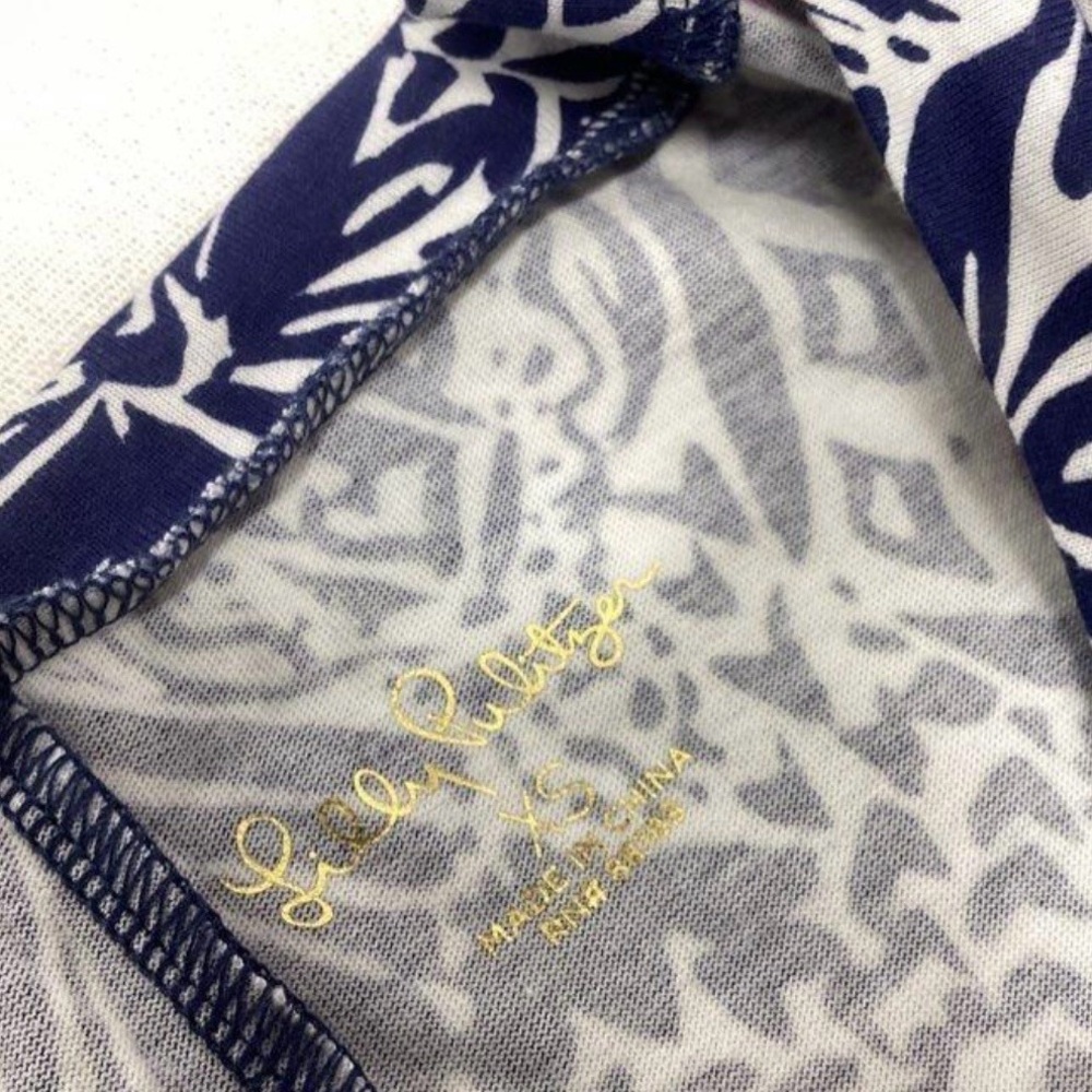 NWT Lilly Pulitzer Vivvy Dress, By Land or By Sea High Tide Navy - Picture 5 of 5